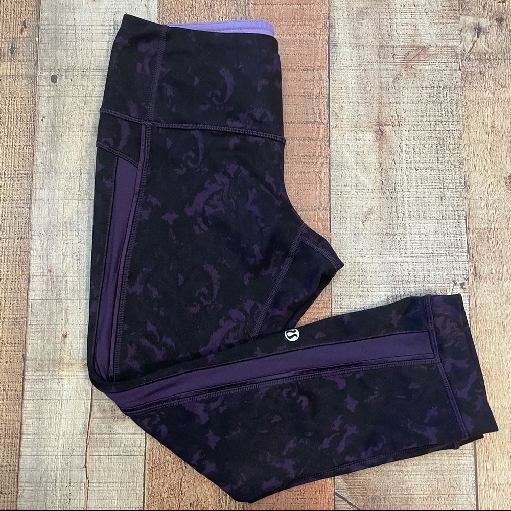 Lululemon crops capris leggings Sz 4
